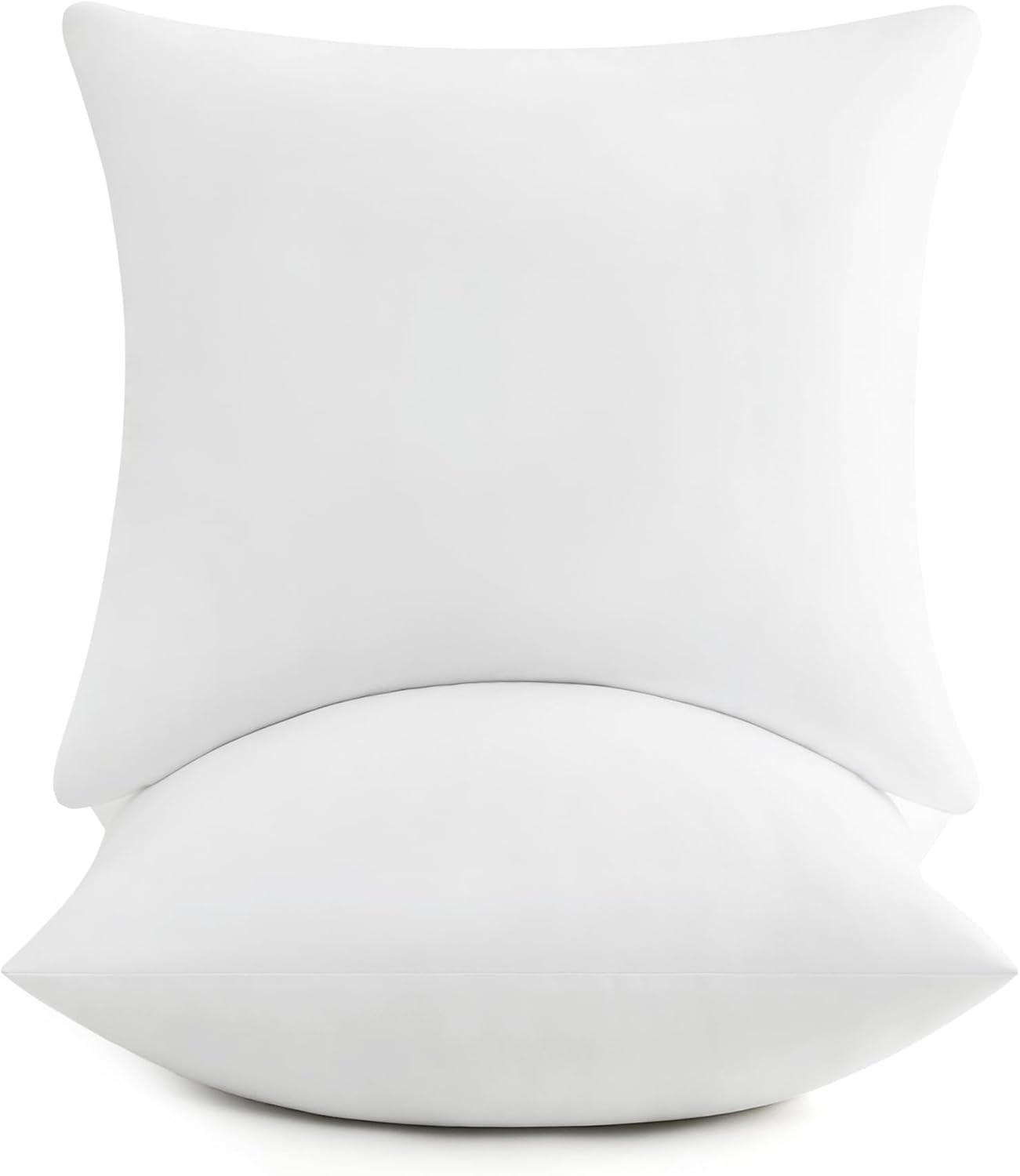 20x20 Pillow Inserts Full Fluffy Square Down Alternative Stuffer Set of 2