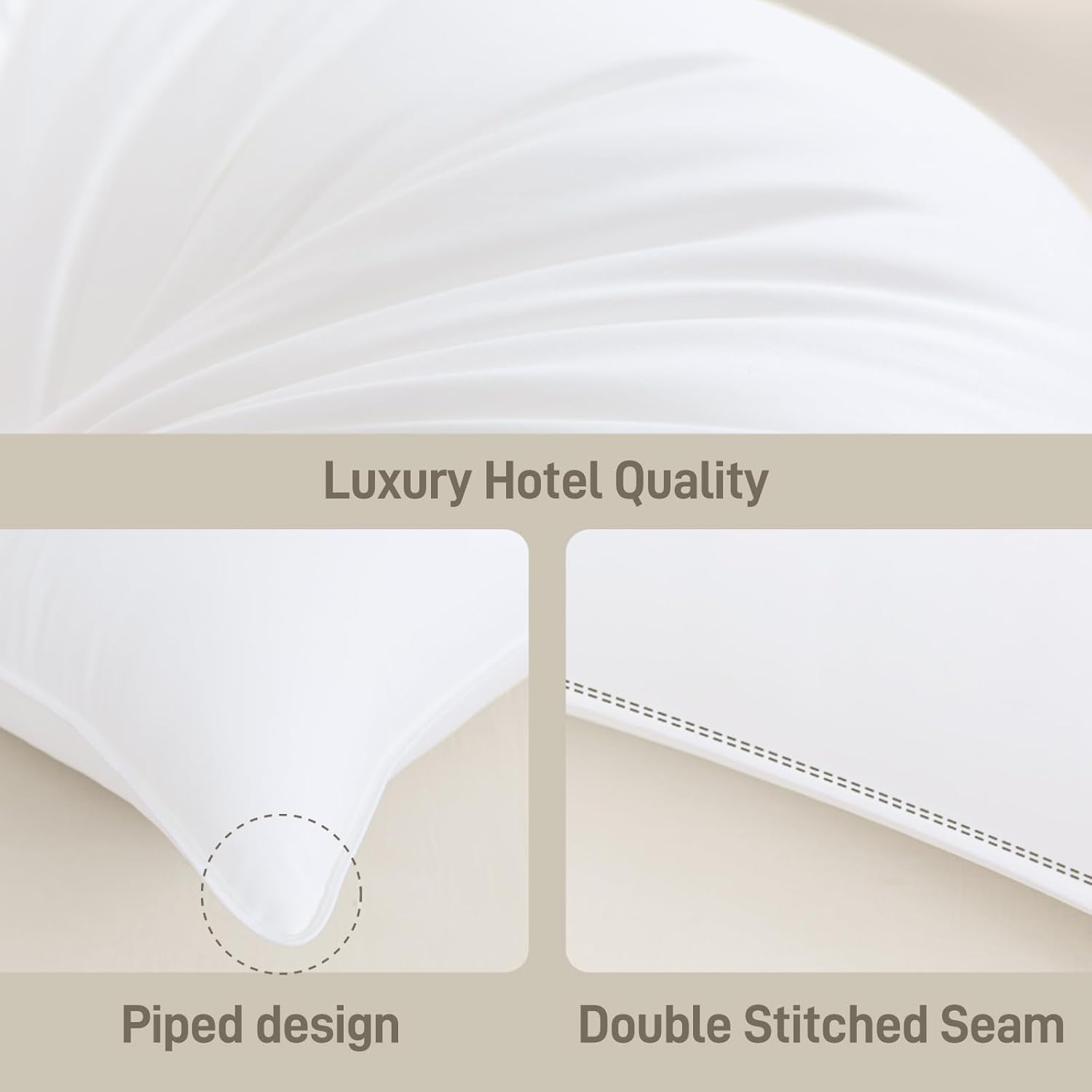 Bamboo Viscose Soft Pillow with Down Alternative Filling