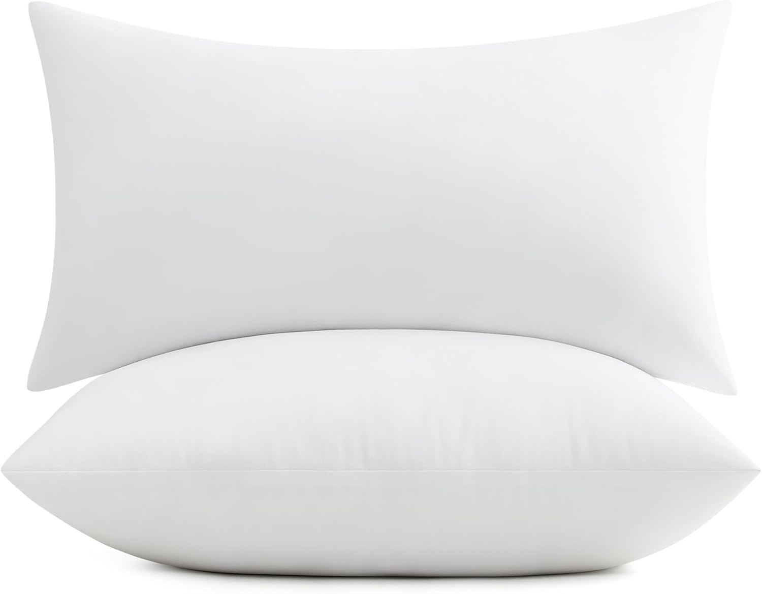 20x20 Pillow Inserts Full Fluffy Square Down Alternative Stuffer Set of 2