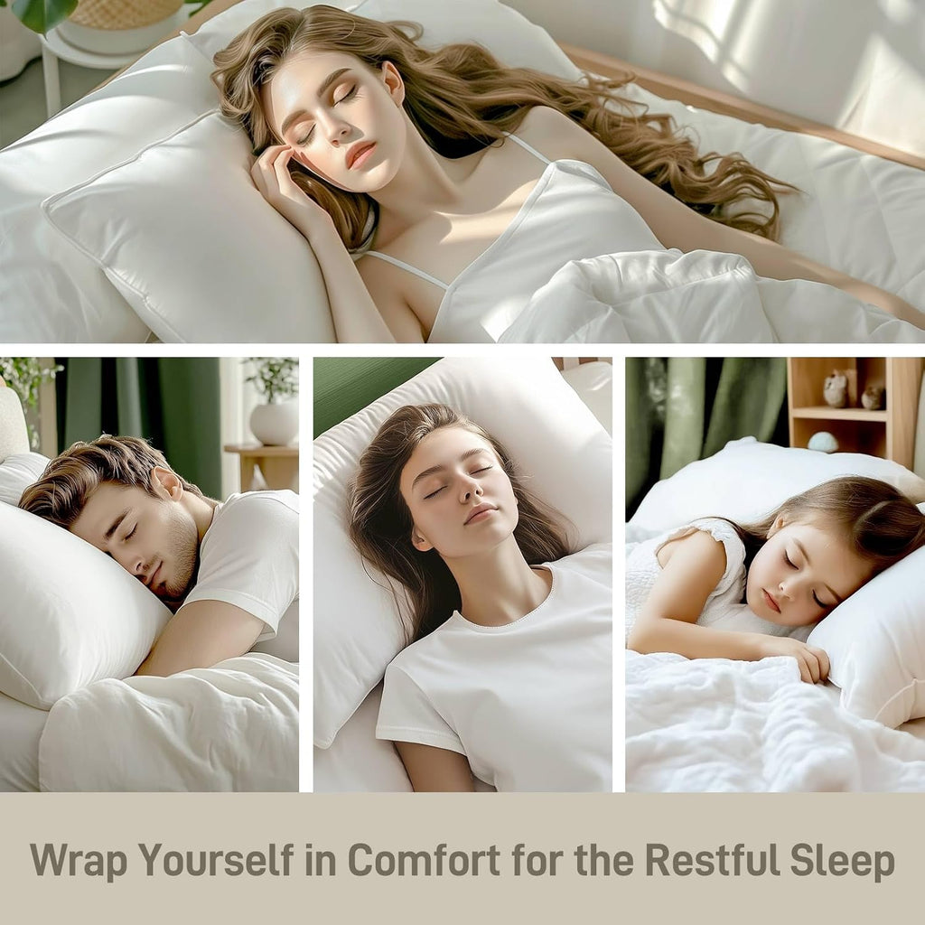 Bamboo Viscose Soft Pillow with Down Alternative Filling