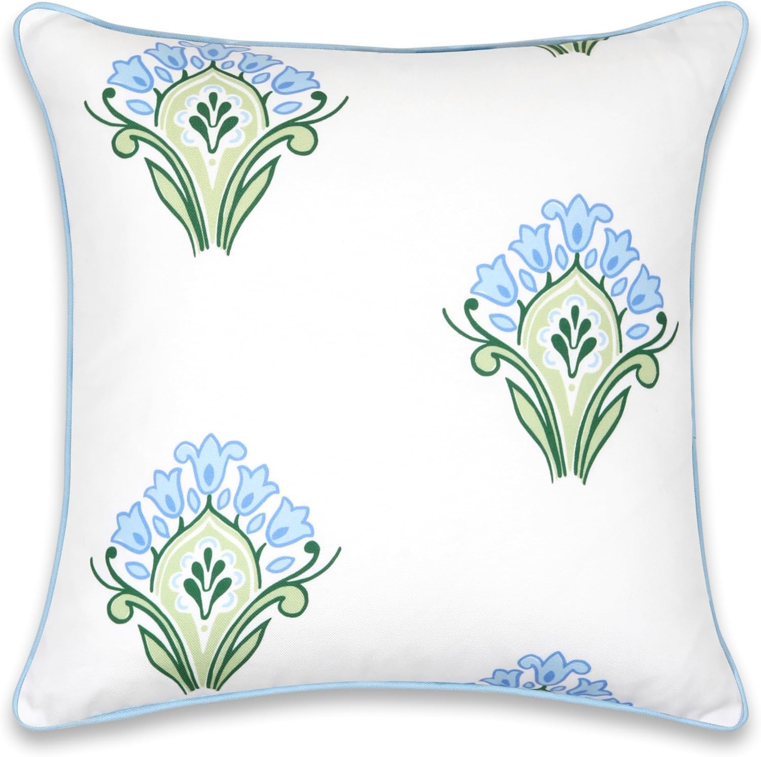 Patio Indoor Outdoor Throw Pillow Cover Only 20"x20" Water Repellent