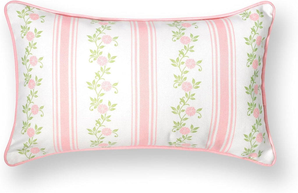 Coastal Patio Indoor Outdoor Scalloped Throw Pillow Cover Only 20x20