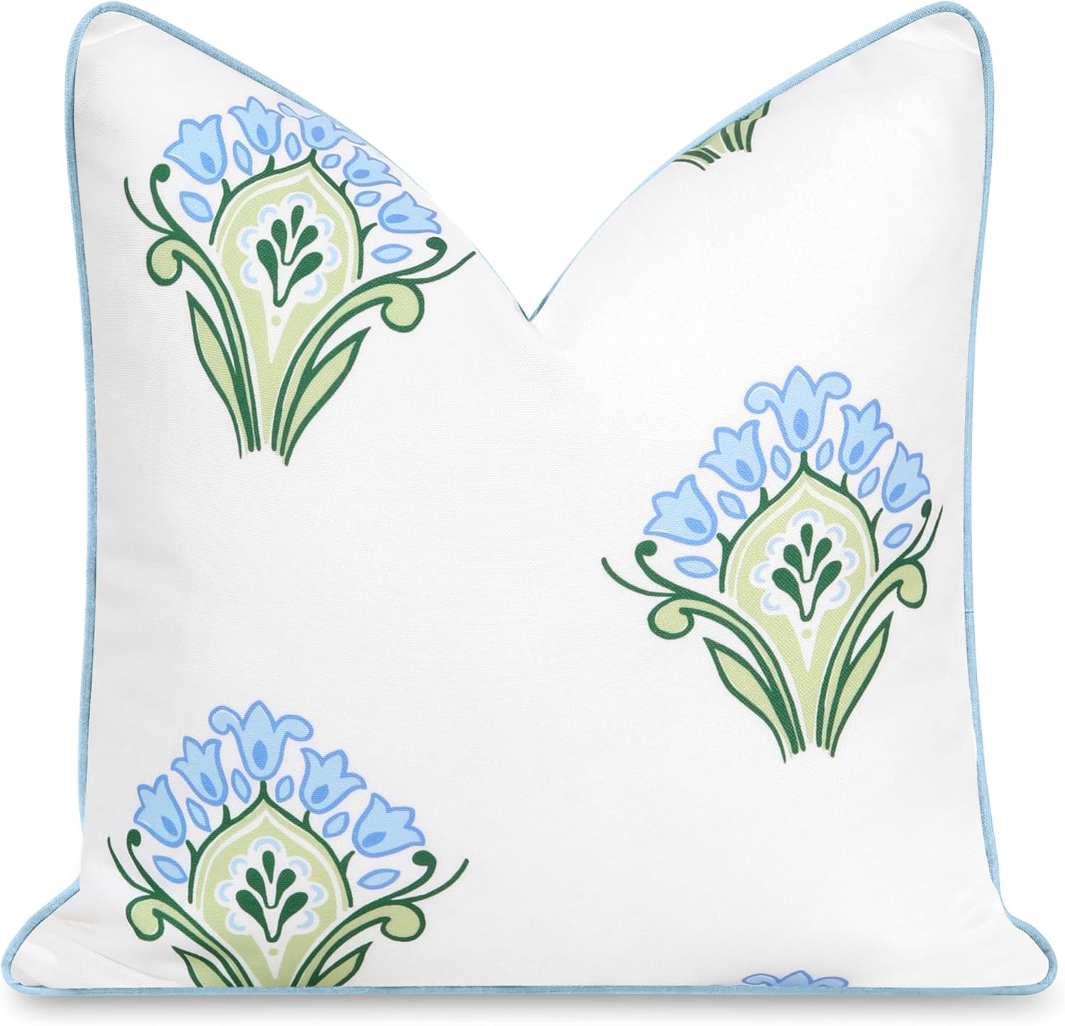 Patio Indoor Outdoor Throw Pillow Cover Only 20"x20" Water Repellent