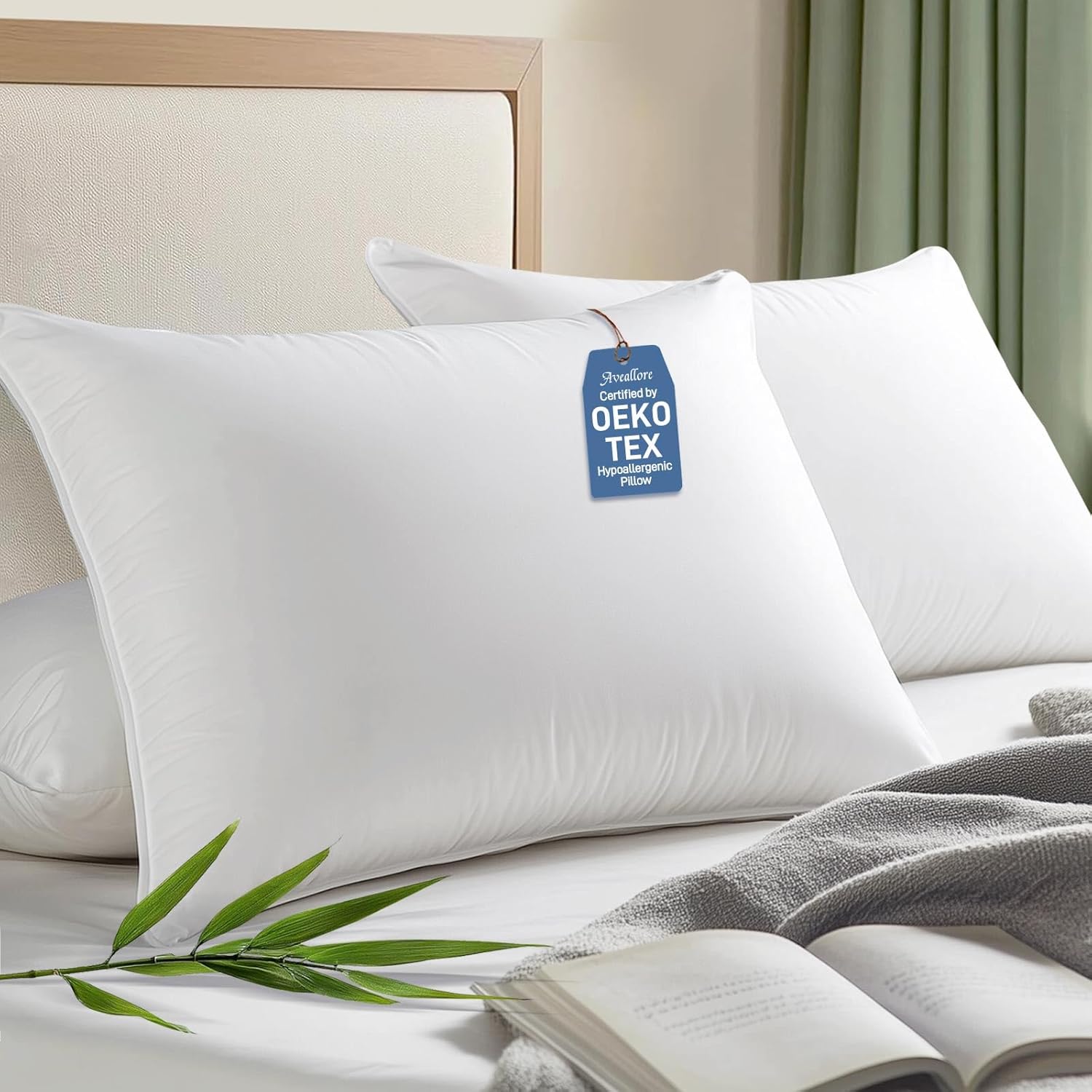 Bamboo Viscose Soft Pillow with Down Alternative Filling