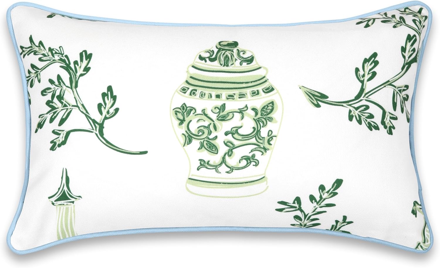 Patio Indoor Outdoor Throw Pillow Cover Only 20"x20" Water Repellent