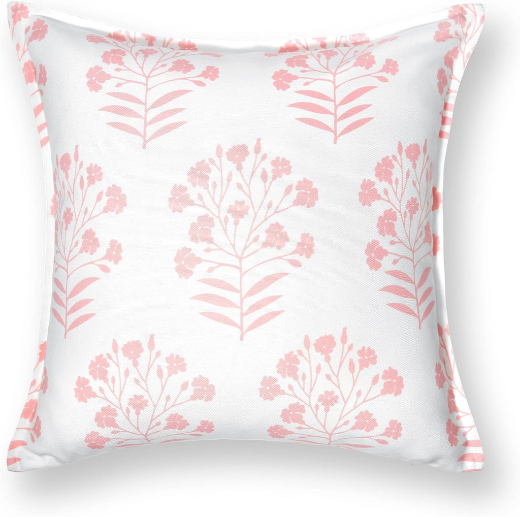 Coastal Patio Indoor Outdoor Scalloped Throw Pillow Cover Only 20x20