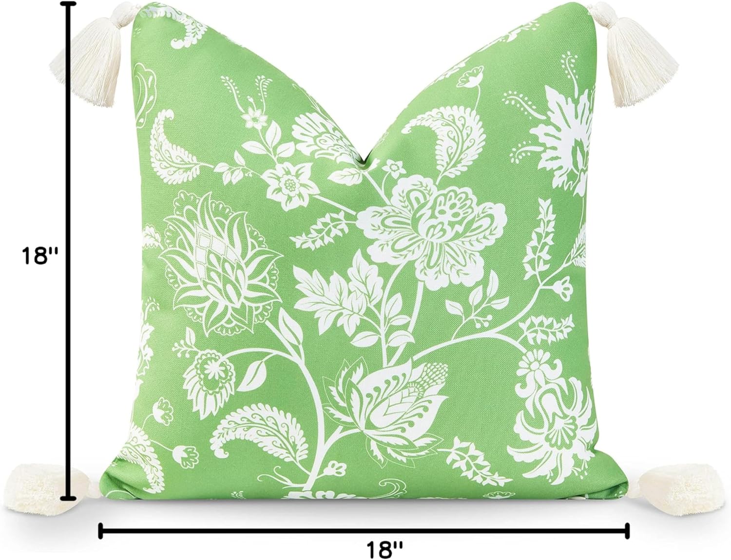 Coastal Patio Indoor Outdoor Pillow Cover Only 20"x20" Water Resistant for Backyard