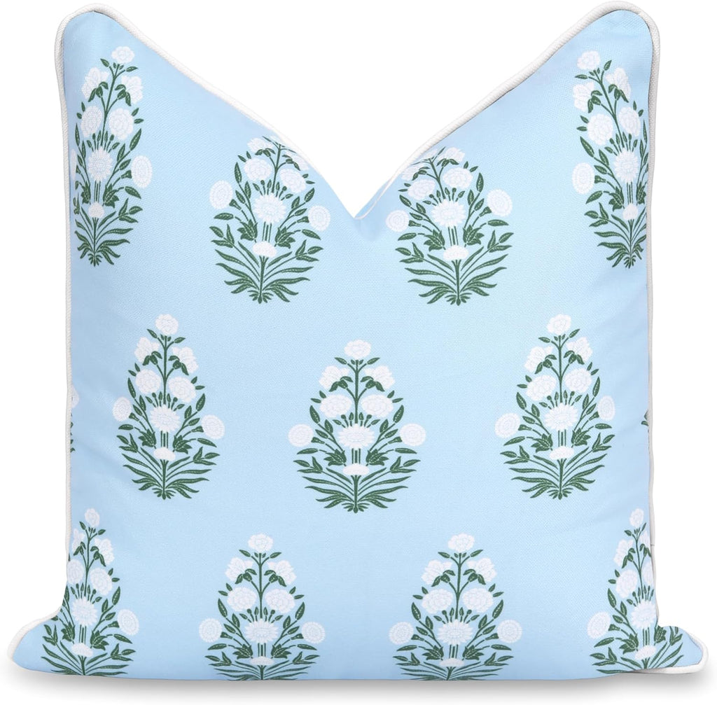 Patio Indoor Outdoor Throw Pillow Cover Only 20"x20" Water Repellent