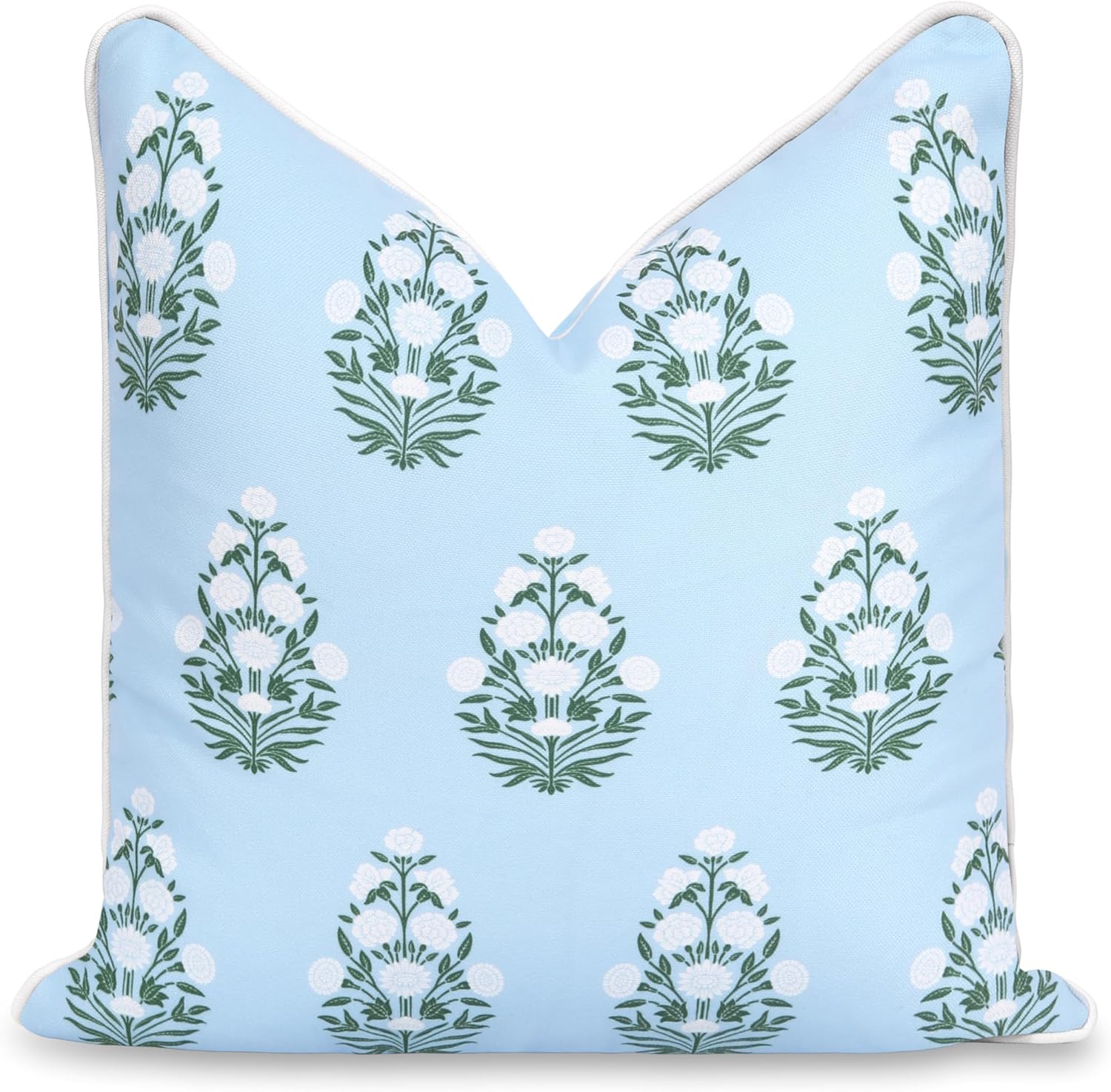 Patio Indoor Outdoor Throw Pillow Cover Only 20"x20" Water Repellent