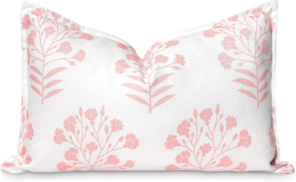 Coastal Patio Indoor Outdoor Scalloped Throw Pillow Cover Only 20x20
