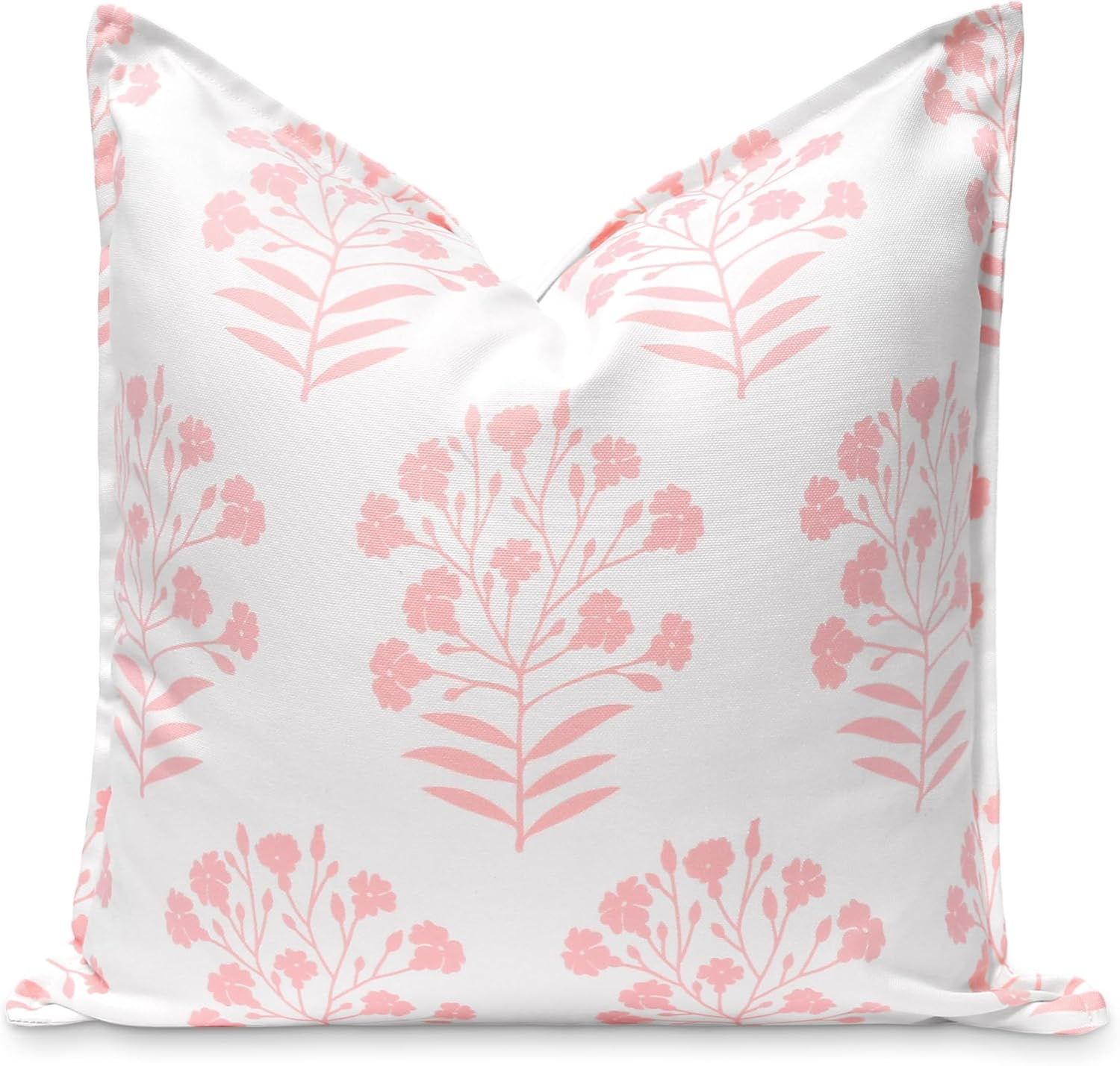 Coastal Patio Indoor Outdoor Scalloped Throw Pillow Cover Only 20x20