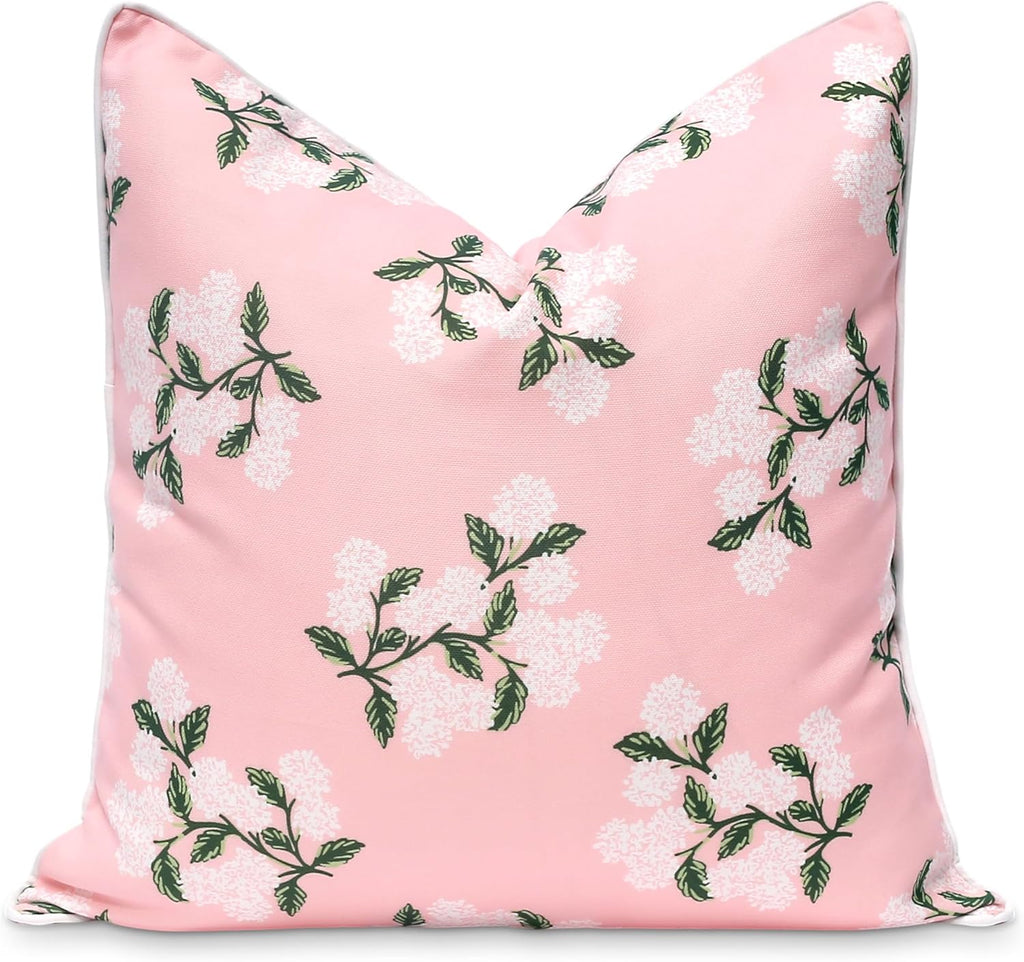 Coastal Patio Indoor Outdoor Scalloped Throw Pillow Cover Only 20x20