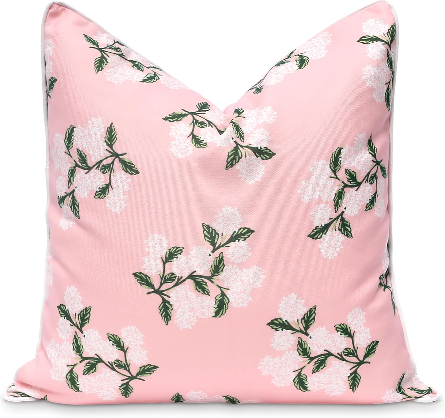 Coastal Patio Indoor Outdoor Scalloped Throw Pillow Cover Only 20x20
