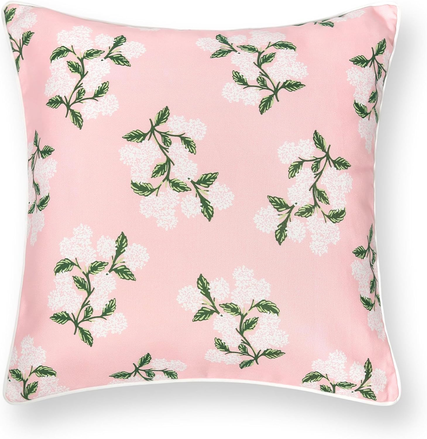 Coastal Patio Indoor Outdoor Scalloped Throw Pillow Cover Only 20x20