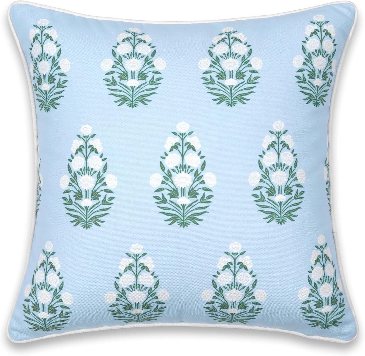 Patio Indoor Outdoor Throw Pillow Cover Only 20"x20" Water Repellent