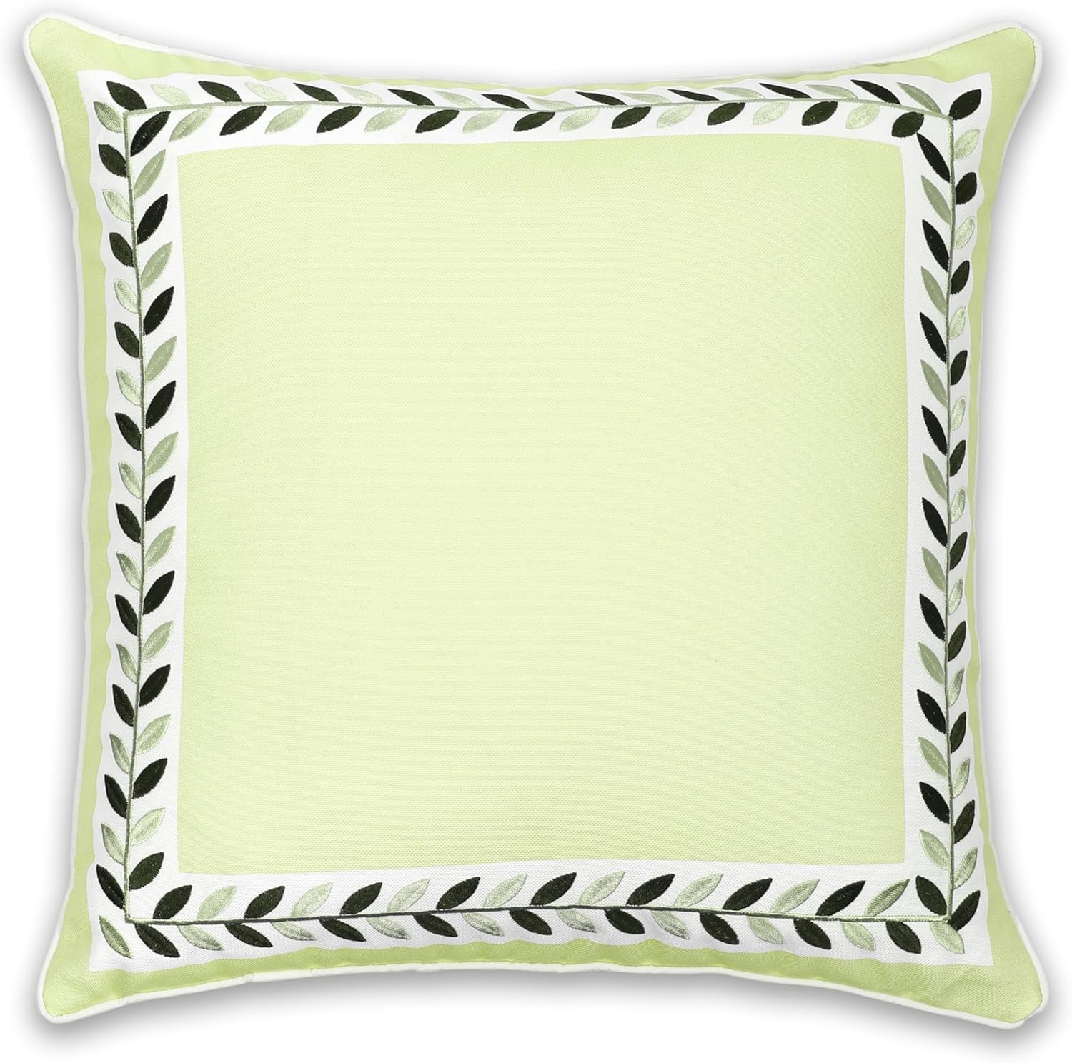 Patio Indoor Outdoor Throw Pillow Cover Only 20"x20" Water Repellent