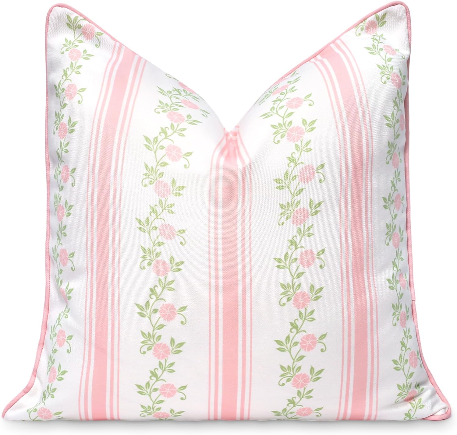 Coastal Patio Indoor Outdoor Scalloped Throw Pillow Cover Only 20x20