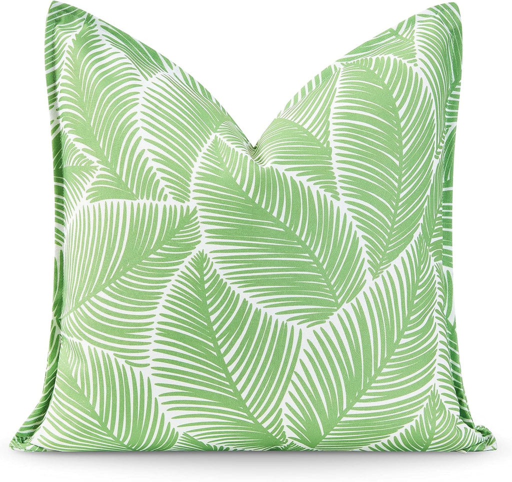 Coastal Patio Indoor Outdoor Pillow Cover Only 20"x20" Water Resistant for Backyard