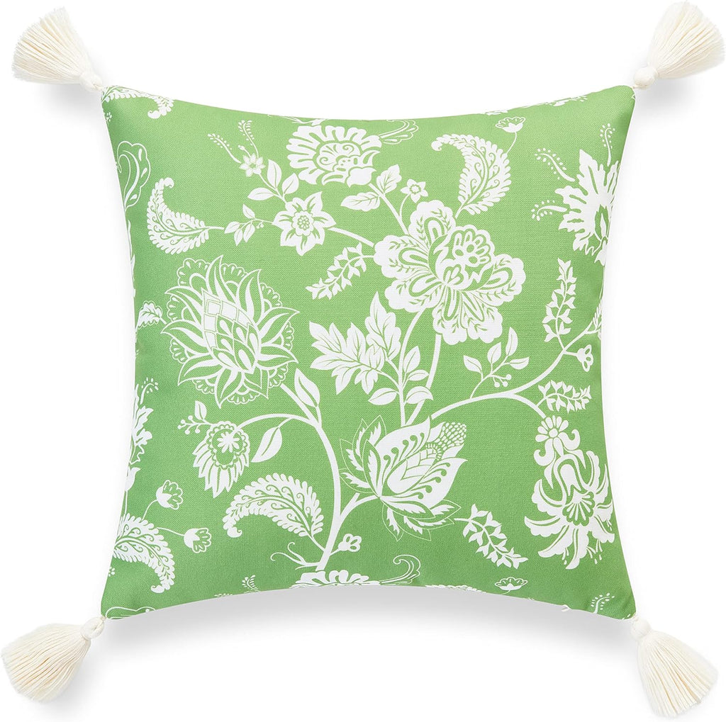 Coastal Patio Indoor Outdoor Pillow Cover Only 20"x20" Water Resistant for Backyard