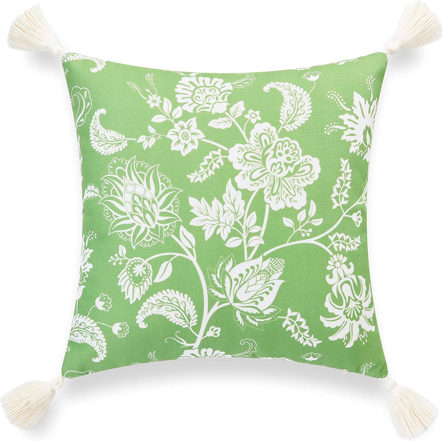 Coastal Patio Indoor Outdoor Pillow Cover Only 20"x20" Water Resistant for Backyard